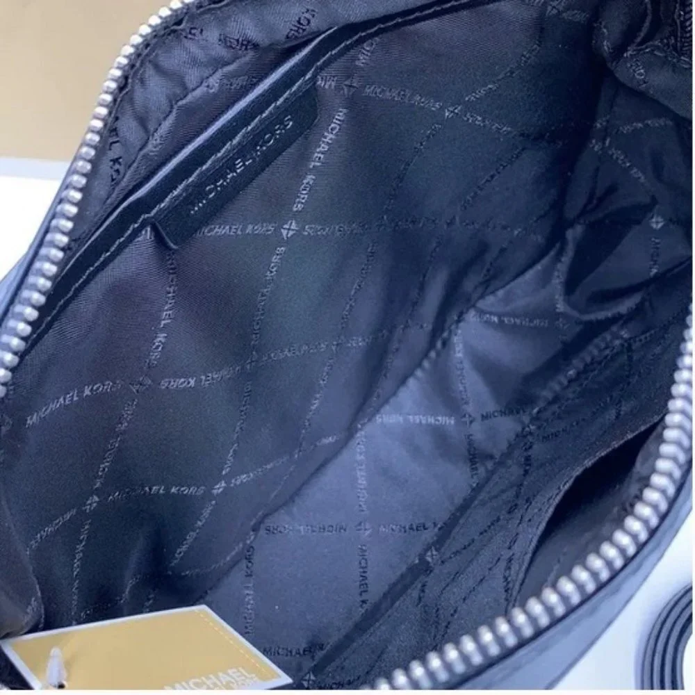 MICHAEL KORS LARGE EAST WEST CROSSBODY BLACK